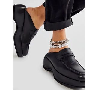 Free People Winston Platform Loafer Mules